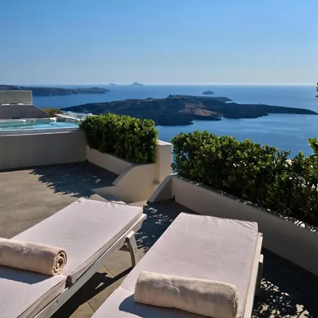 Villa Sunset View Santorini With Outdoor Jacuzzi Fira (Santorini)